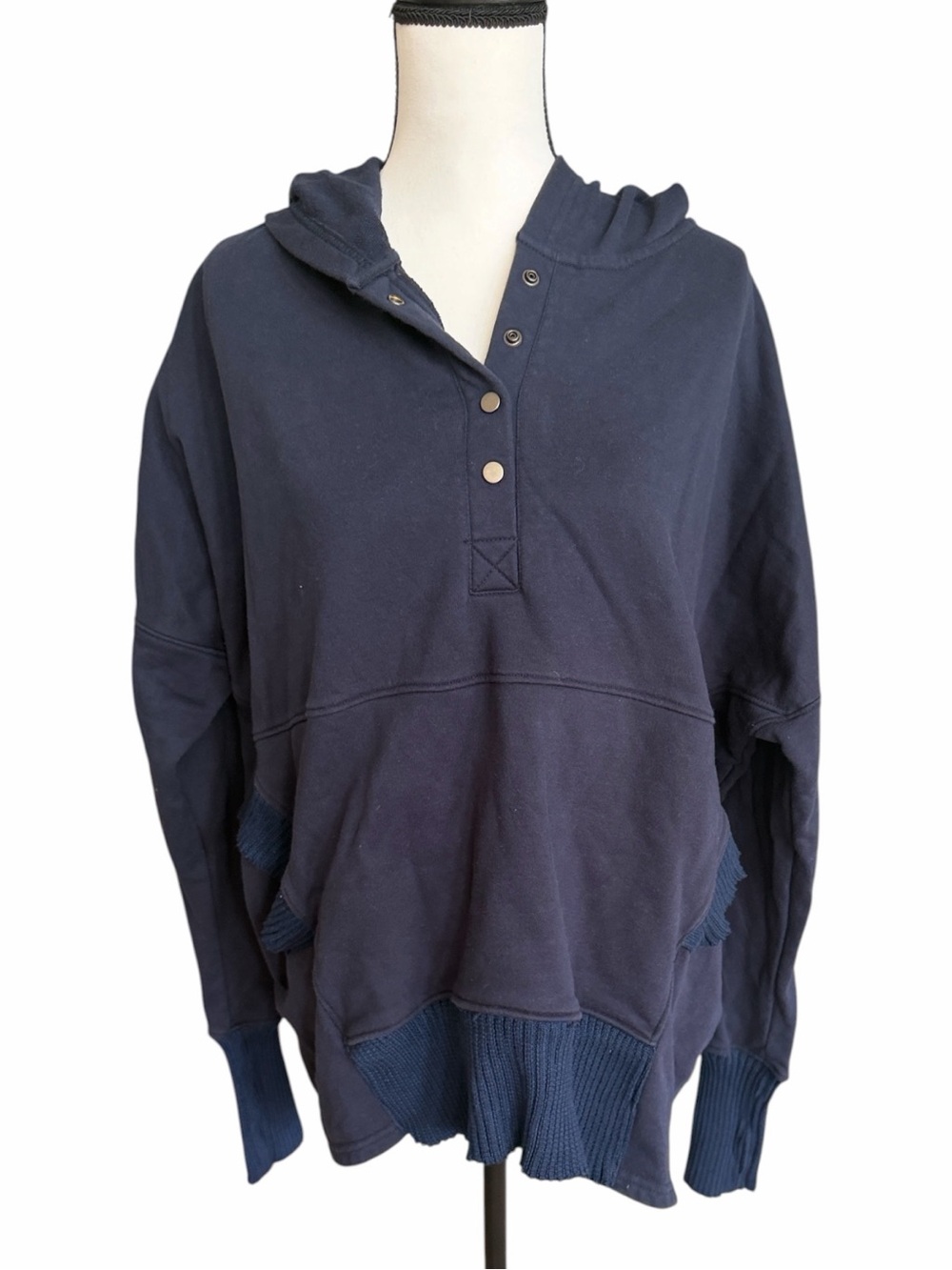 Bucket List Navy Mindful Hoodie L